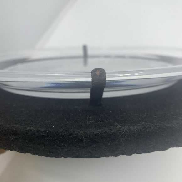 Art Nouveau ANGELICA Michael Yates Country Ladies Morgantown Lead Crystal Plate - Picture 4 of 7